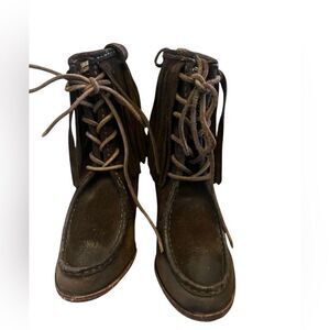 Frye Parker Fringe short Bootie
